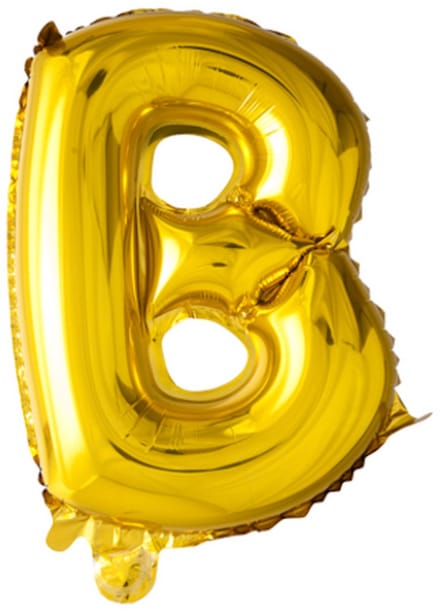 Folie Ballon Letter 40″ B - Goud
