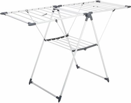 Five Wasrek/droogrek - metaal - 150 x 61x 96 cm - staand/inklapbaar