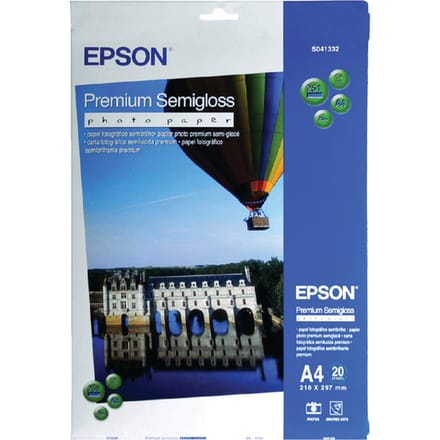 Epson S041332 Premium Semigloss A4 (20 vel) Fotopapier