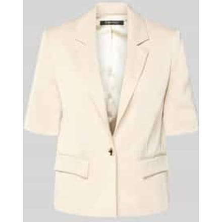 Slim fit blazer met 1/2-mouwen