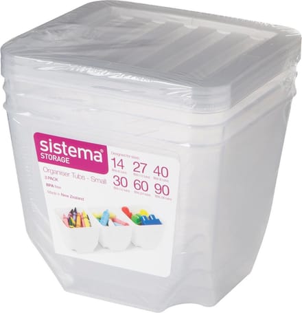 Sistema Storage Opbergbox - Met Deksel - Transparant - 1.3 Liter