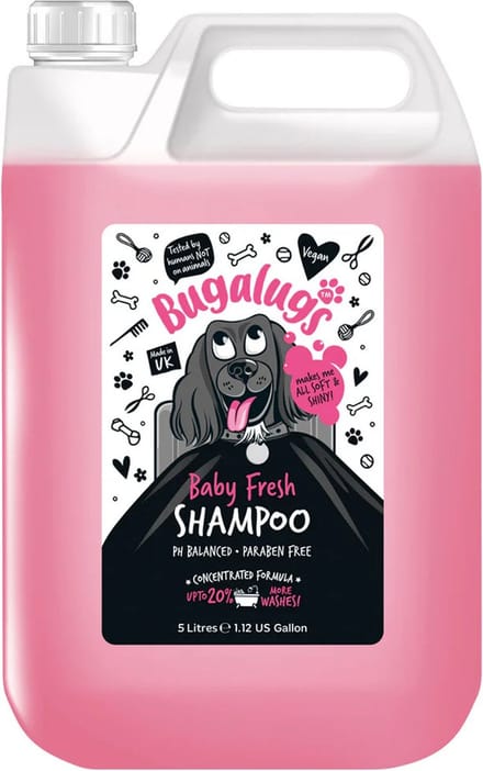 Bugalugs - Hondenshampoo - Baby Fresh - Alle vachttypes - Vegan - 5 liter