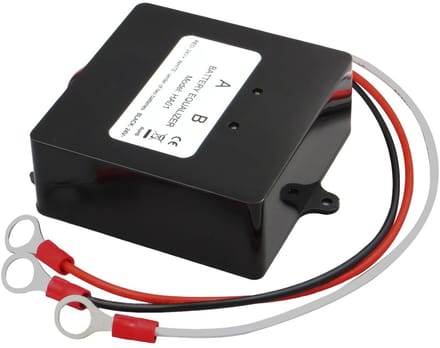 Batterij Equalizer - Accu Balancer - Batterij Levensduur - Bidirectionele Compensatie - 70 x 70 x 27 mm - Zwart