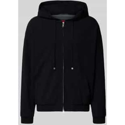 relaxed fit sweatjack van puur katoen model 'Hootailored262X'