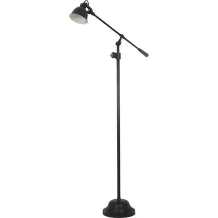 KS Verlichting Vloerlamp Archer Antiek Zwart