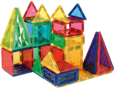 Eduplay magnetische bouwstenen 108 stuks - kleurrijk constructiespeelgoed.