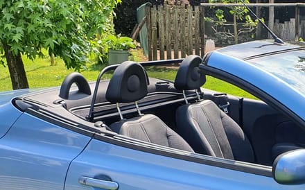 Cabrio Windscherm Nissan Micra CC | 2005 - 2009 | Zwart