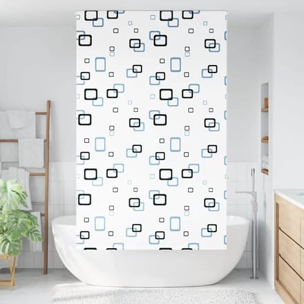 vidaXL - Doucherolgordijn - 130x240 - cm - stofbreedte - 126 - cm