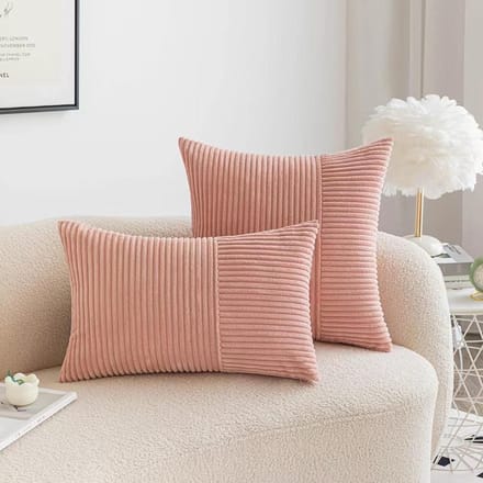 Saliegroene Decoratieve Sierkussenhoezen Woonkamer Bank Bed Sofa, Zacht Kruis Ribfluweel Patchwork Textuur Vierkante Kussenhoes 30x50CM
