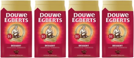 4x Douwe Egberts - Dessert Koffiebonen - 500g