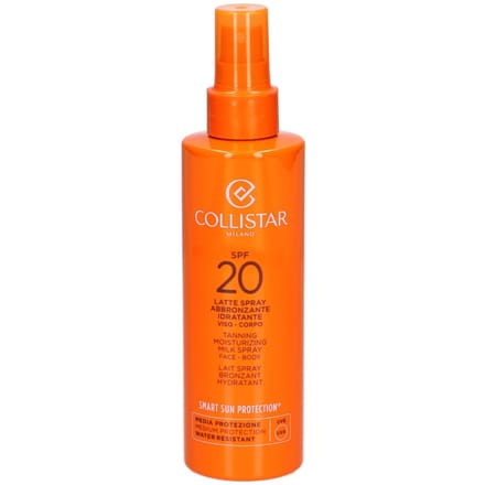 Collistar Sun Protection Tanning Moisturizing Milk Spray SPF 20 Zonnebrandcrème Unisex 200 ml