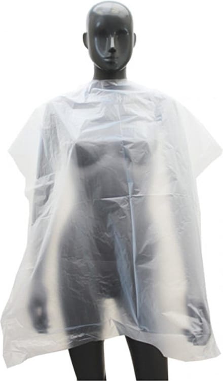 Kappers cape (wegwerp) 85x110cm (25stuks)
