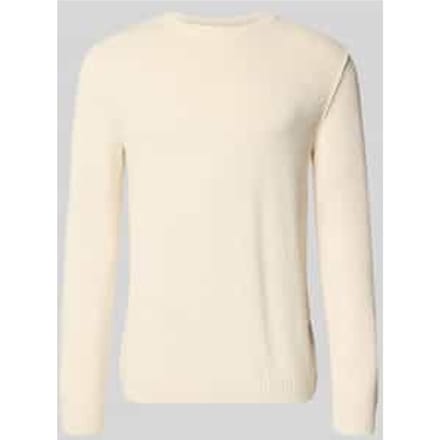 Regular fit gebreide pullover van katoenmix