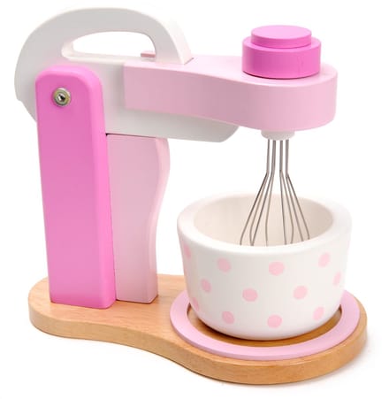 Mentari houten speelgoed mixer - speelkeuken accessoire - kleurrijk.