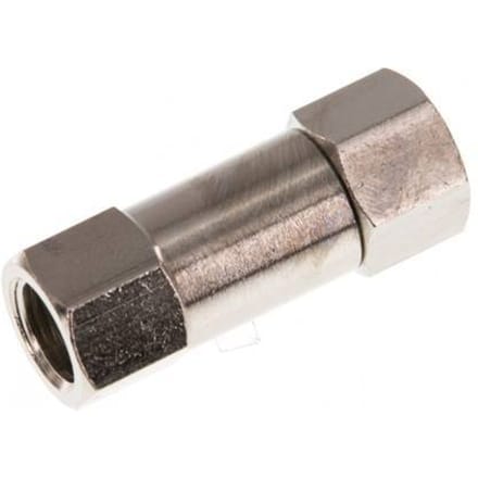 G 1/8'' Vernikkeld Messing Terugslagklep 10 bar (145 psi) NBR