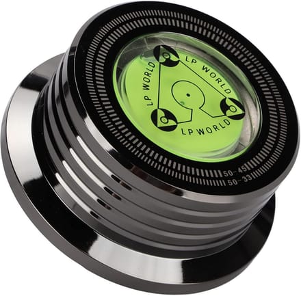 Platengewicht & Stabilisator voor LP Vinyl Draaitafel met Waterpas - Trillingen Verminderen