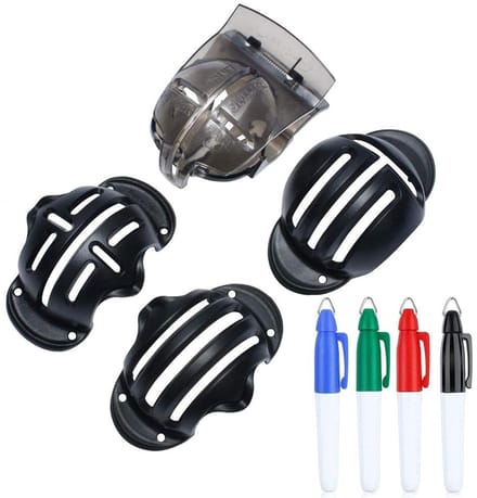 Dailygoody - Golf Ball Line Marker Set - Golf Marker Tool - 8 Stuks