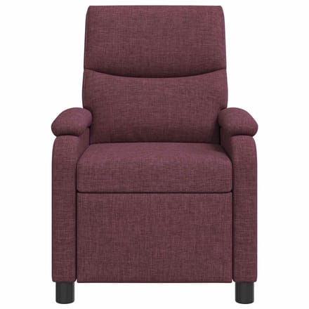 vidaXL - Recliner - Paars - Stof
