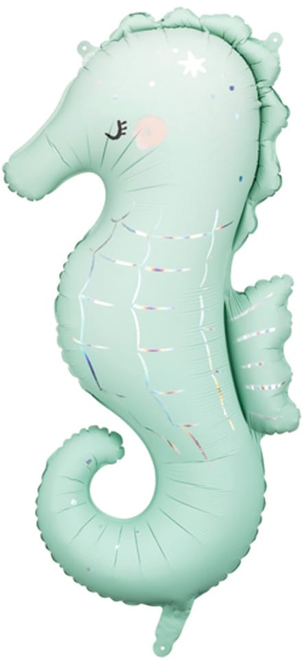 PartyDeco - Folieballon Zeepaardje - 98 cm