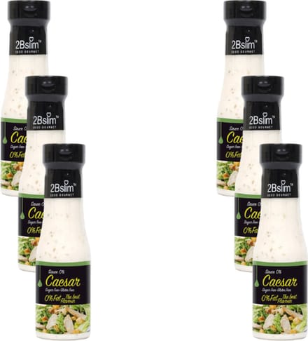 2BSlim | Caesar Dressing | 6 stuks | 6 x 250 ml