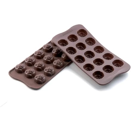 Silikomart Siliconen Mal 3D Chocolates Roos