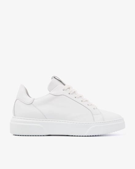 VIA VAI Juno Uni Sneakers - Leer - Wit