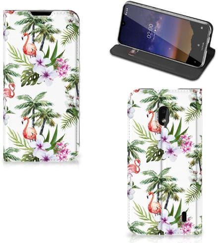 Nokia 2.2 Hoesje maken Flamingo Palms