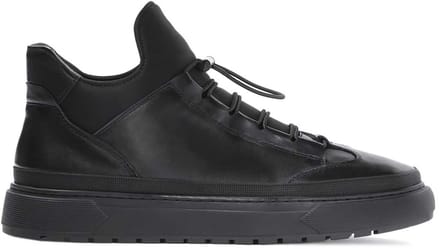 Zwarte herensneakers
