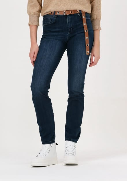 Minus Malena Jeans Jeans Dames - Broek - Donkerblauw - Maat 34