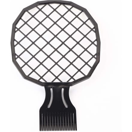 Mannen Afro Krullend Haar Kam Dreadlocks Aluminiumfolie Hot Perm Kam Kappersgereedschap gray