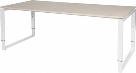 Verstelbaar Bureau - Plus 200x90 robson - wit frame