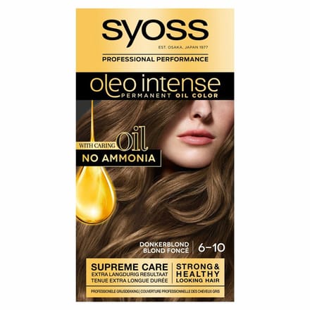 Syoss Oleo Intense - Haarverf - 6-10 - Donkerblond - 115ml x 48