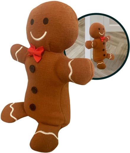 Deurstopper - 1 KG - Voorkomt dichtslaande deuren - Decoratief model voor binnen - Bruin - Speculaaspop