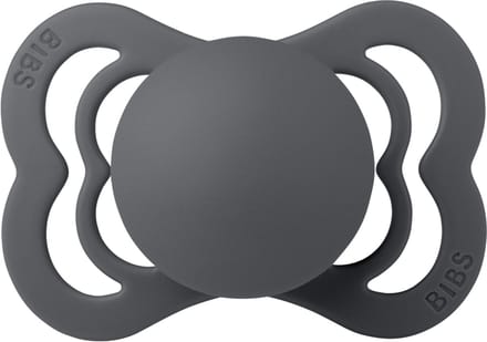 BIBS Supreme Fopspeen - Maat 1 0-6 maanden - Silicone – Iron