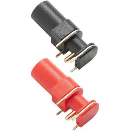 Pomona Electronics 73099-0 R/A 4 mm montageveiligheidsbus voor PCB Zwart