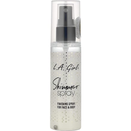LA. Girl Shimmer Spray, Gezicht en Lichaam, GFS918A Goud, 80 ml (2,7 fl oz) white