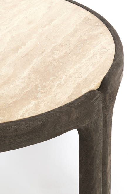 Light & Living - Salontafel ALI - Ø75x40 cm - Grijs
