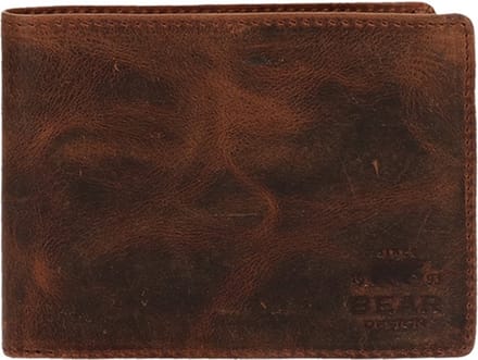 Bear Design Vegas Leren Billfold - Bruin