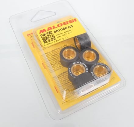 malossi variatorrol voor scooter mbk 125 flame x 2004-2017 20x12 11grs / 6611156.g0 nieuw