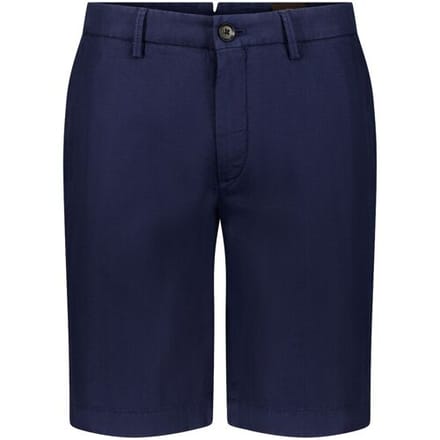 Gardeur Bermuda Jordan-1 Authentic Herringbone Low Crease Finish Soft Touch Marine / male