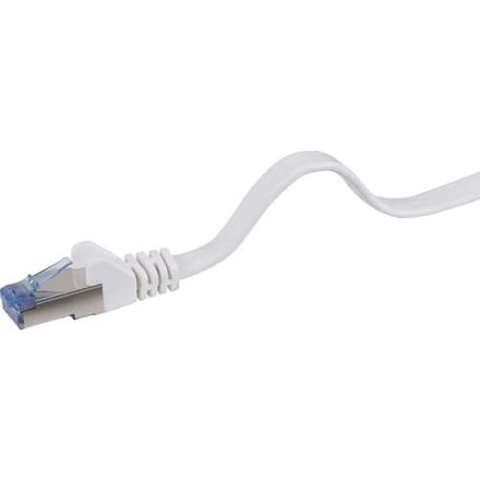 Renkforce RF-4149855 RJ45 Netwerkkabel, patchkabel CAT 6A U/FTP 20.00 m Grijs Zeer flexibel, Snagless, Vlambestendig 1 stuk(s)