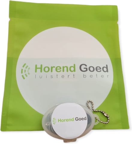 Horend Goed koordje voor hoortoestel Zilver