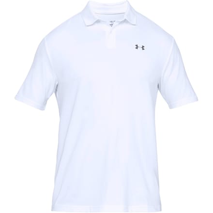 Under Armour Performance 2.0 Polo Heren-Wit,Zilver