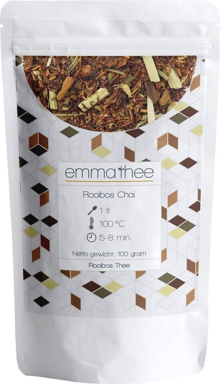 Rooibos Chai 100 Gram - Losse Thee - Puur & Natuurlijk - Kruidig & Warm