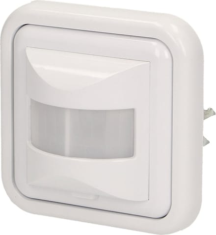 Bewegingssensor inbouw IP20 - PIR Bewegingsmelder voor binnen met detectiehoek 160° - Bewegingsdetector met 3-draads aansluiting - Wit