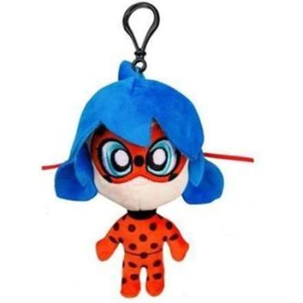 Miraculous pluche clip-on 13cm - Lady Bug