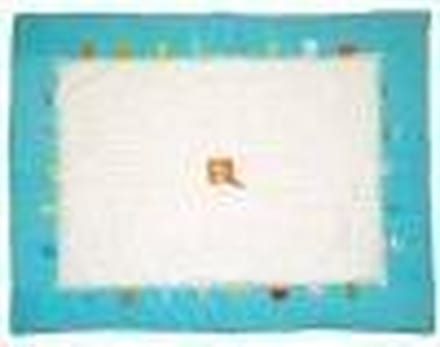 Label Label Boxkleed Blauw - Wit