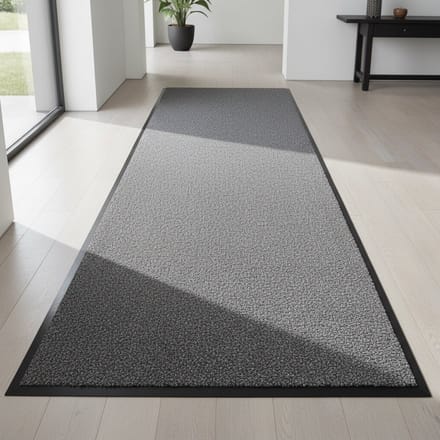 Deurmat groot grijs - 90x180 cm - Absorberend - JYG Cleanwash