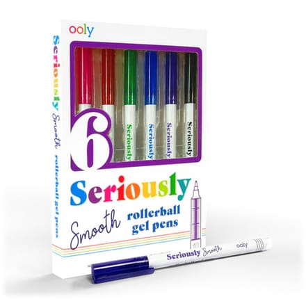 Ooly - Seriously Smooth - Rollerball gelpennen - 6 Stuks