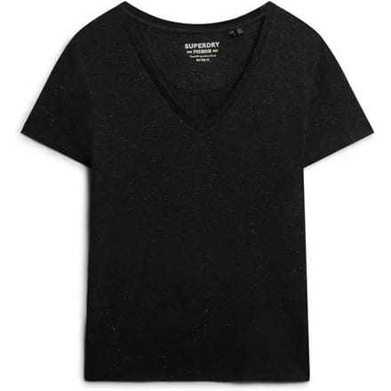 Superdry - Studios Slub T-shirt met Borduursel - Dames - T-shirts